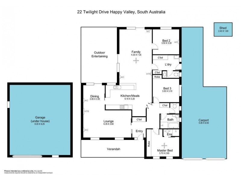 22 Twilight Drive, Happy Valley SA 5159 Floorplan