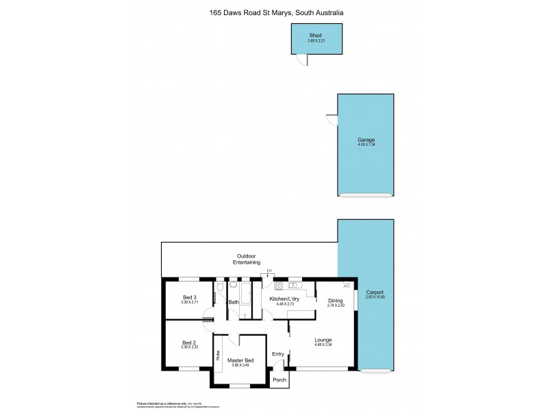 165 Daws Road, St Marys SA 5042 Floorplan