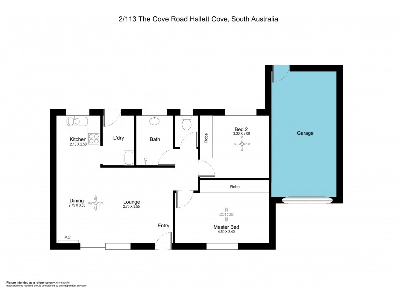 2/113 The Cove Road, Hallett Cove SA 5158 Floorplan