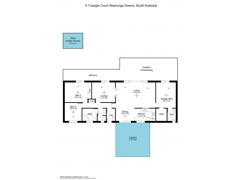 5 Triangle Court, Noarlunga Downs SA 5168 Floorplan
