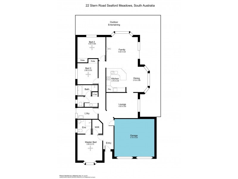 22 Stern Road, Seaford Meadows SA 5169 Floorplan