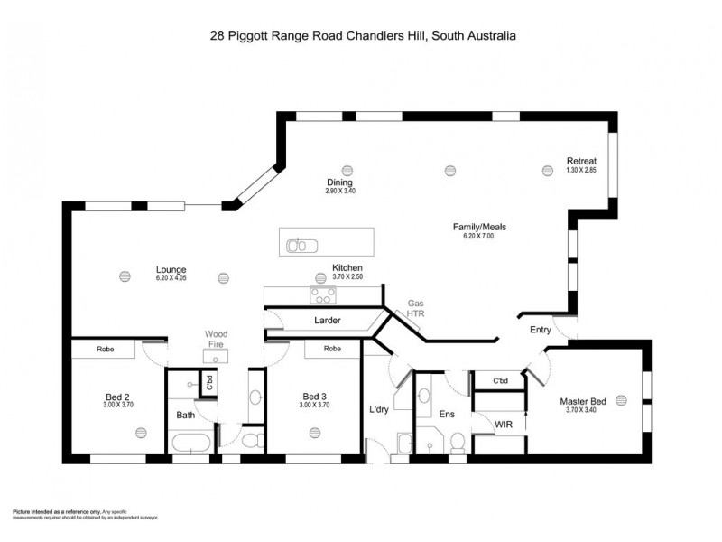 28 Piggott Range Road, Chandlers Hill SA 5159 Floorplan
