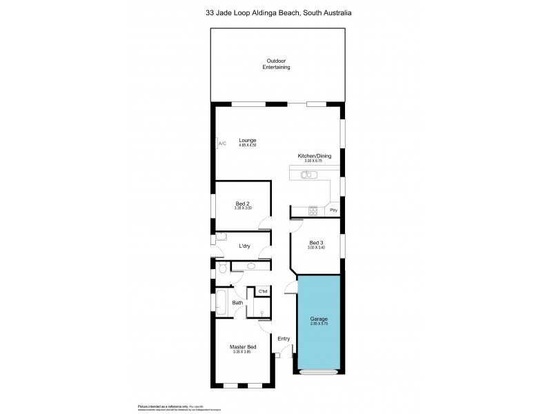 33 Jade Loop, Aldinga Beach SA 5173 Floorplan