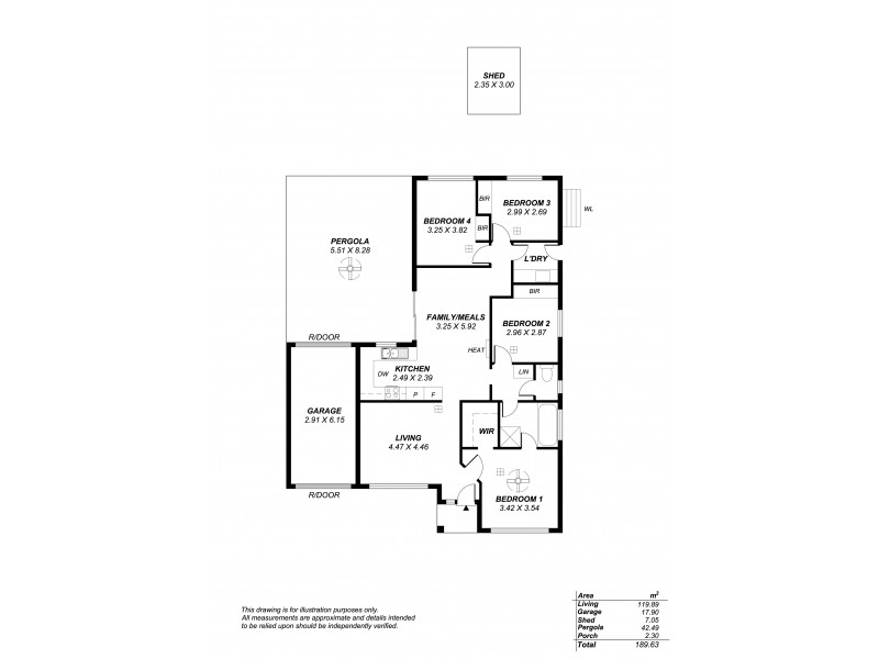 8 Hamilton Court, Sheidow Park SA 5158 Floorplan