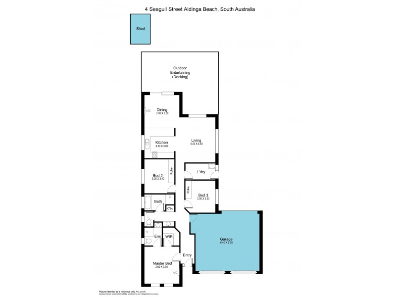 4 Seagull Street, Aldinga Beach SA 5173 Floorplan
