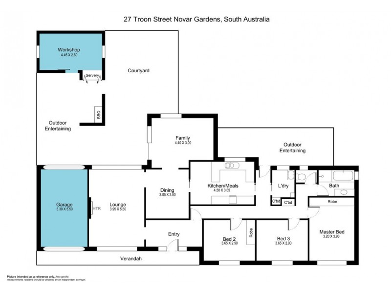 27 Troon Street, Novar Gardens SA 5040 Floorplan