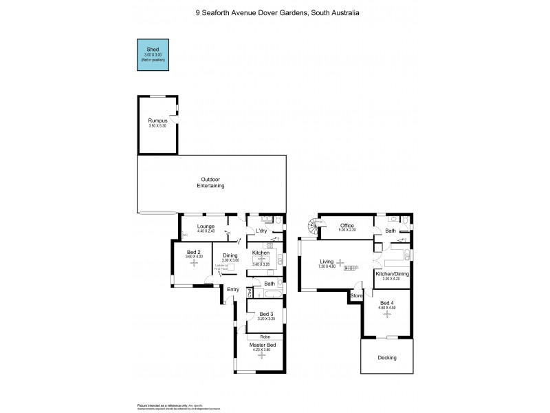 9 Seaforth Avenue, Dover Gardens SA 5048 Floorplan