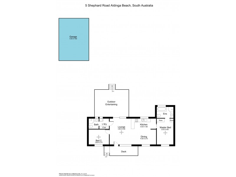 5 Shephard Road, Aldinga Beach SA 5173 Floorplan
