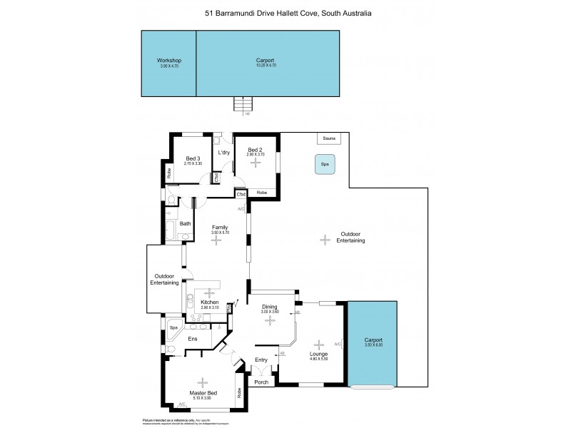 51 Barramundi Drive, Hallett Cove SA 5158 Floorplan