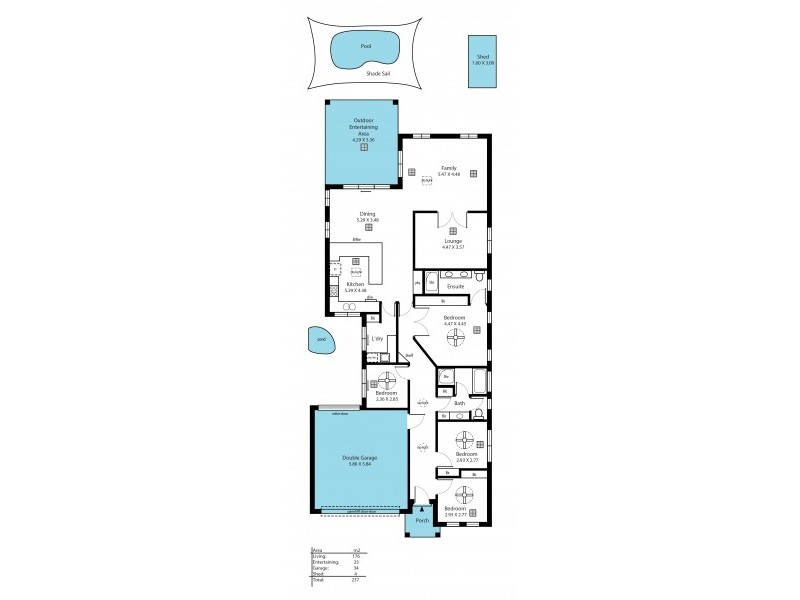 3a Harrow Street, Dover Gardens SA 5048 Floorplan