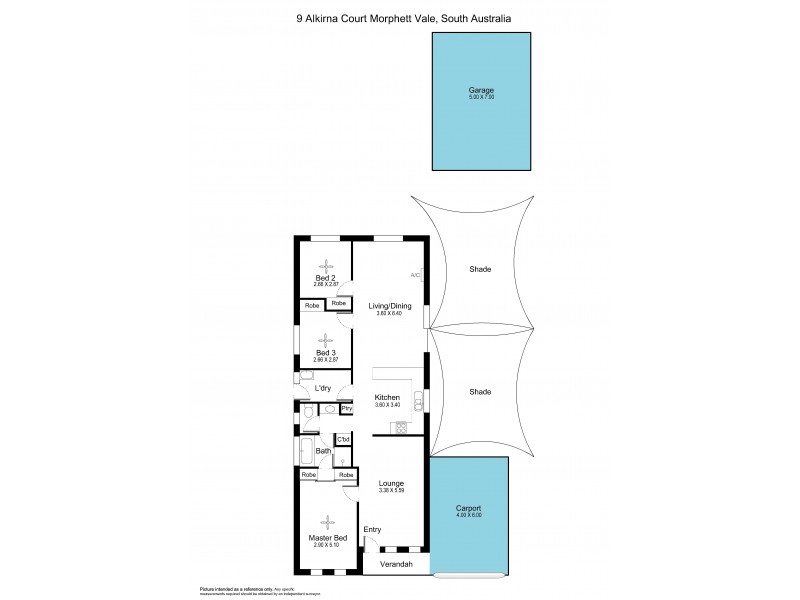 9 Alkirna Court, Morphett Vale SA 5162 Floorplan