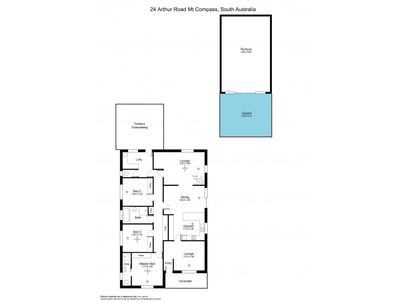 24 Arthur Road, Mount Compass SA 5210 Floorplan