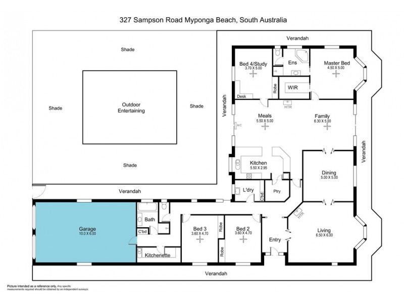 327 Sampson Road, Myponga Beach SA 5202 Floorplan