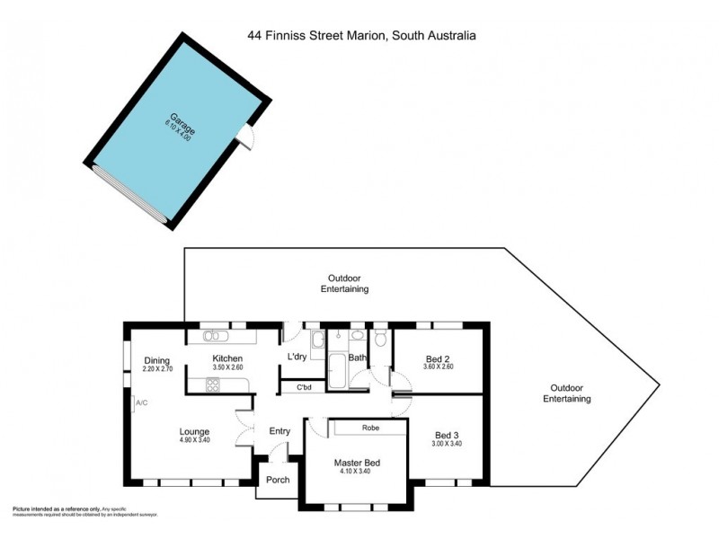 44 Finniss Street, Marion SA 5043 Floorplan