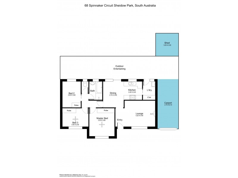 68 Spinnaker Circuit, Sheidow Park SA 5158 Floorplan