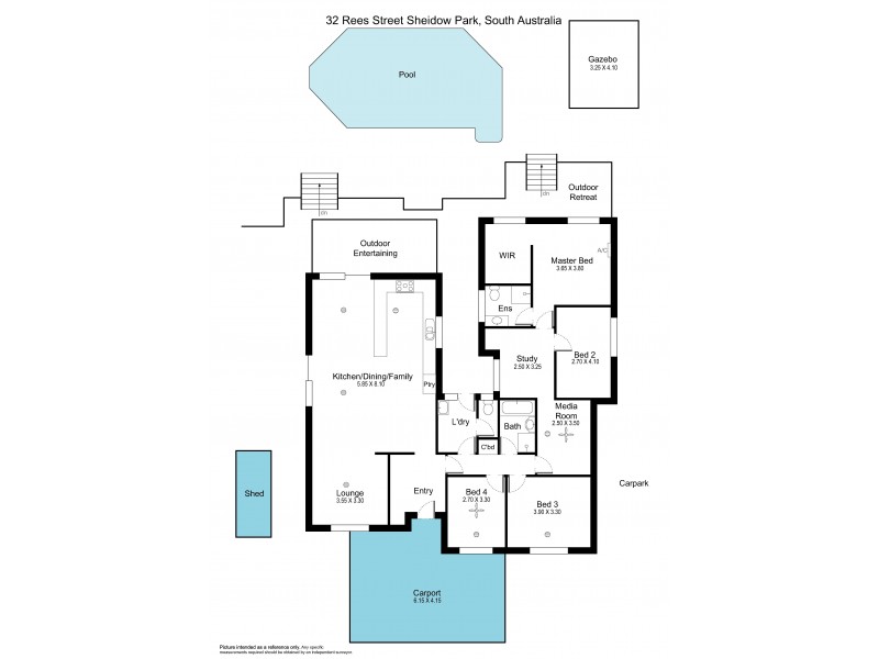 32 Rees Street, Sheidow Park SA 5158 Floorplan