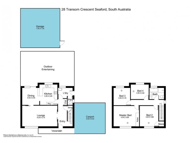 24 Transom Crescent, Seaford SA 5169 Floorplan