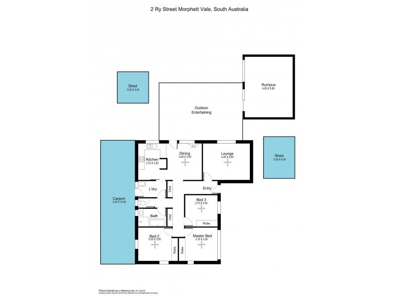 2 Ry Court, Morphett Vale SA 5162 Floorplan