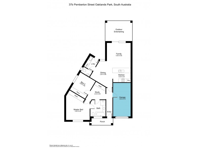 37B Pemberton Street, Oaklands Park SA 5046 Floorplan