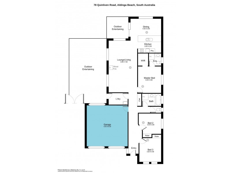 78 Quinliven Road, Aldinga Beach SA 5173 Floorplan