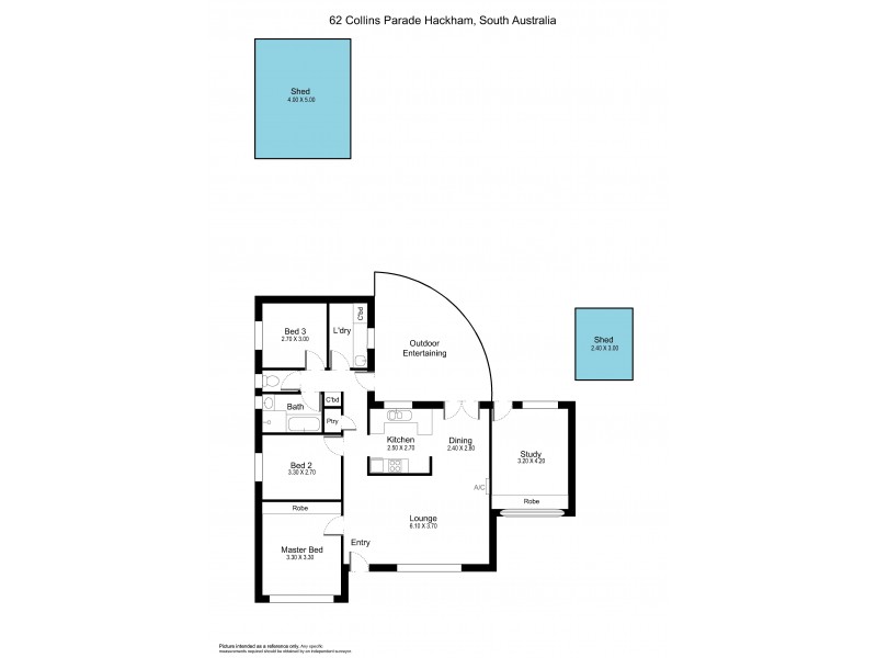 62 Collins parade, Hackham SA 5163 Floorplan
