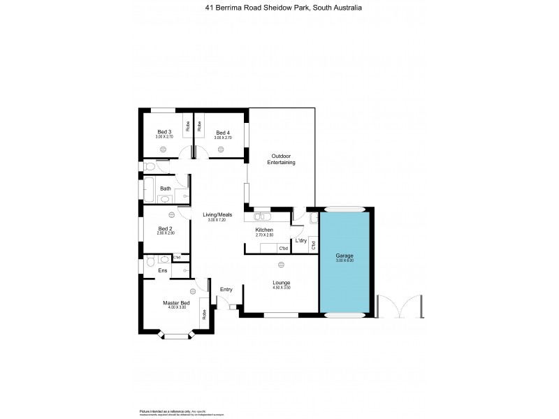 41 Berrima Road, Sheidow Park SA 5158 Floorplan