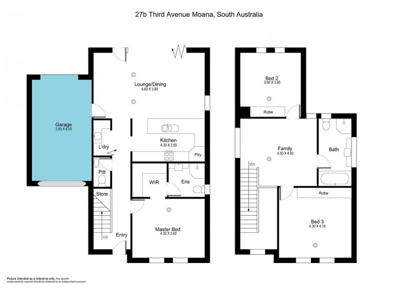 27B Third Avenue, Moana SA 5169 Floorplan