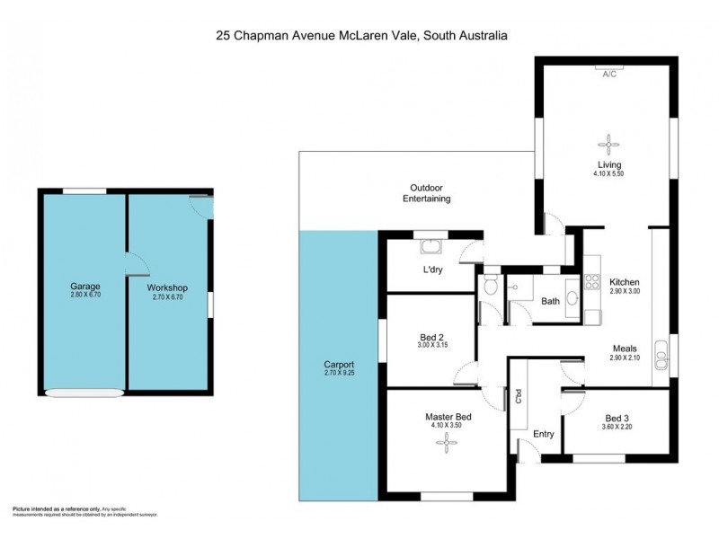 25 Chapman Avenue, Mclaren Vale SA 5171 Floorplan