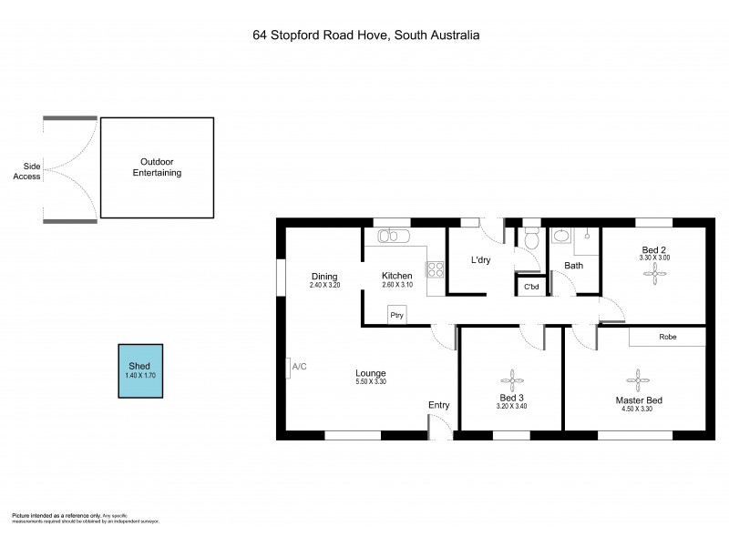 64 Stopford Road, Hove SA 5048 Floorplan