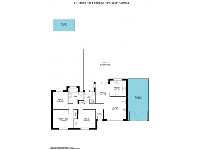 81 Adams Road, Trott Park SA 5158 Floorplan