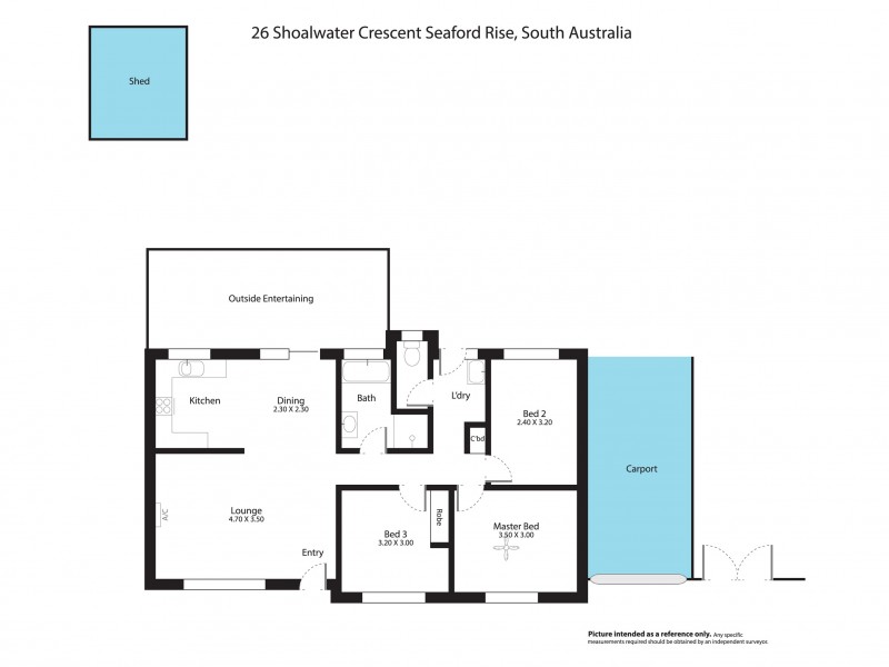 26 Shoalwater Crescent, Seaford Rise SA 5169 Floorplan