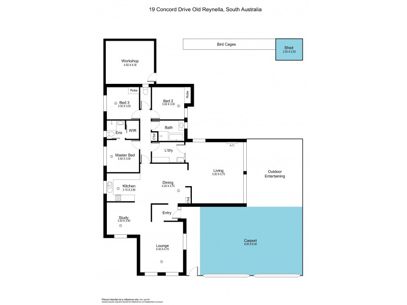 19 Concord Drive, Old Reynella SA 5161 Floorplan