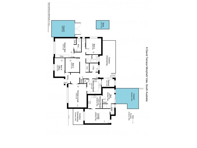 6 David Terrace, Morphett Vale SA 5162 Floorplan