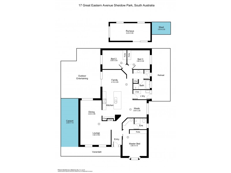 17 Great Eastern Avenue, Sheidow Park SA 5158 Floorplan