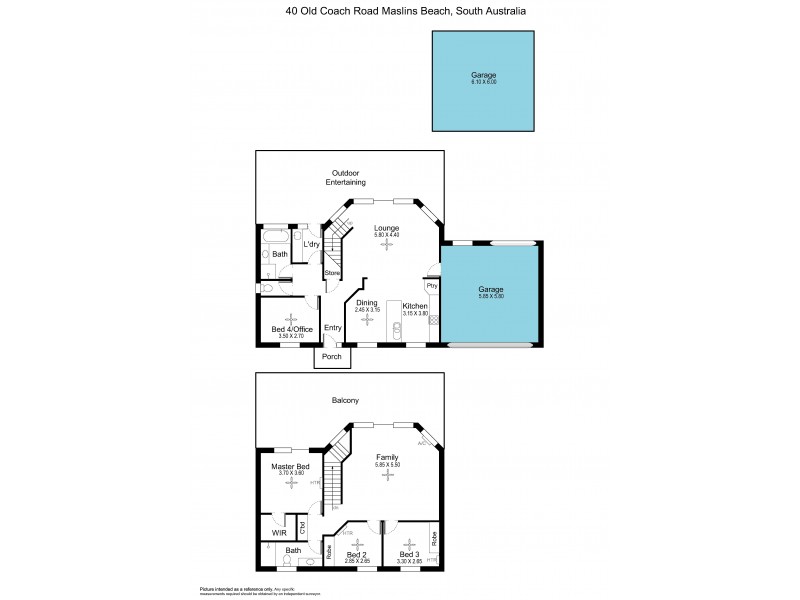 40 Old Coach Road, Maslin Beach SA 5170 Floorplan