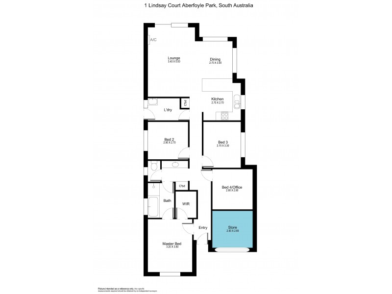 1 Lindsay Court, Aberfoyle Park SA 5159 Floorplan