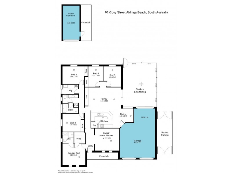 70 Kipsy Street, Aldinga Beach SA 5173 Floorplan