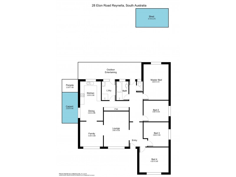 28 Eton Road, Reynella SA 5161 Floorplan