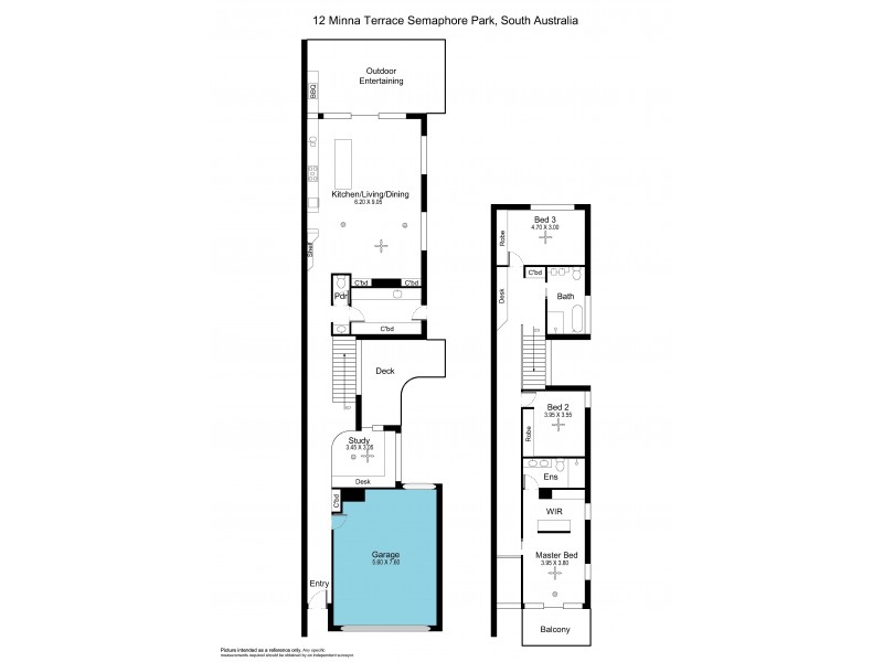 12 Minna Terrace, Semaphore Park SA 5019 Floorplan