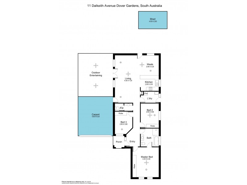 11 Dalkeith Avenue, Dover Gardens SA 5048 Floorplan