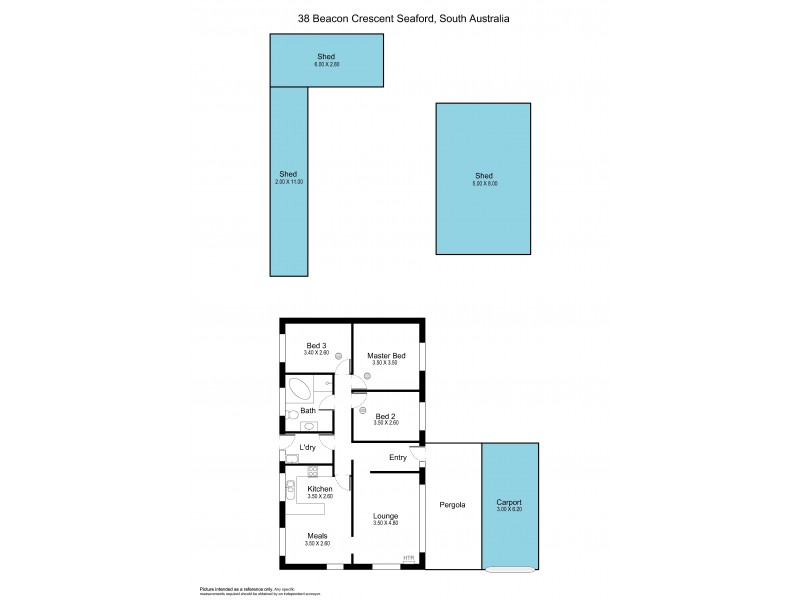 38 Beacon Crescent, Seaford SA 5169 Floorplan