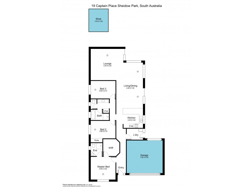 19 Captain Place, Sheidow Park SA 5158 Floorplan