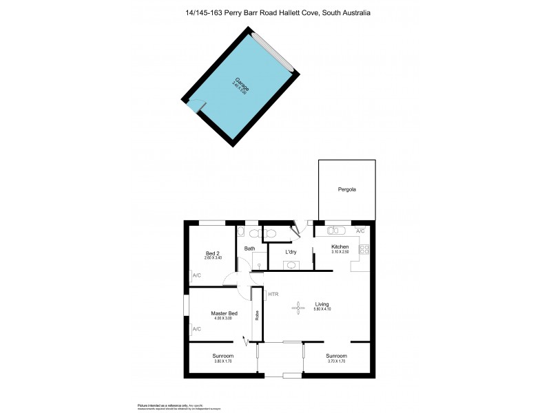 14/145-163 Perry Barr Road, Hallett Cove SA 5158 Floorplan