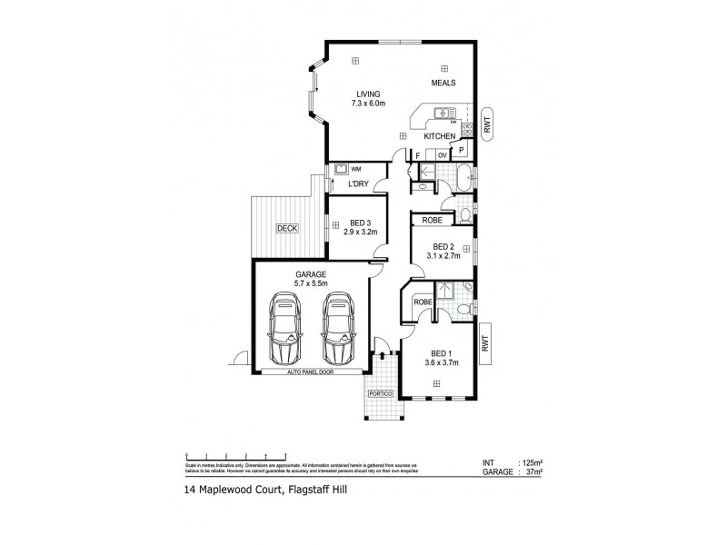 14 Maplewood Court, Flagstaff Hill SA 5159 Floorplan