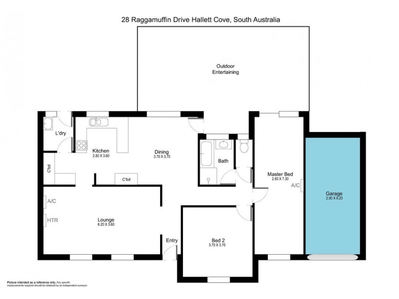 28 Ragamuffin Drive, Hallett Cove SA 5158 Floorplan