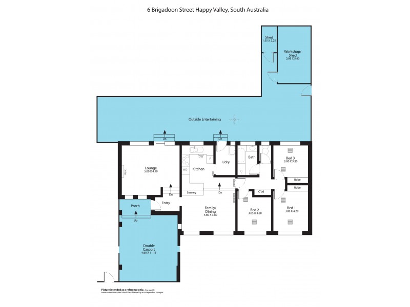6 Brigadoon Street, Happy Valley SA 5159 Floorplan