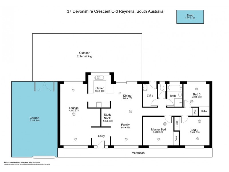37 Devonshire Crescent, Old Reynella SA 5161 Floorplan