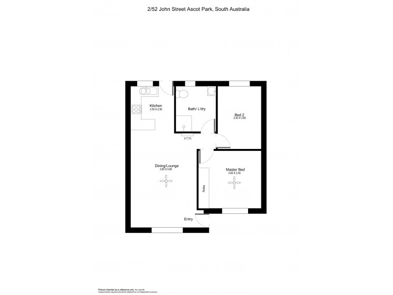 2/52 John Street, Ascot Park SA 5043 Floorplan