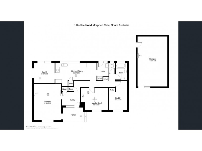 3 Redlac Road, Morphett Vale SA 5162 Floorplan