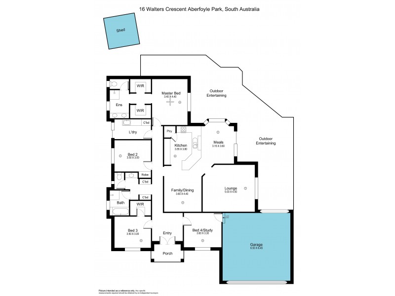 16 Walters Crescent, Aberfoyle Park SA 5159 Floorplan